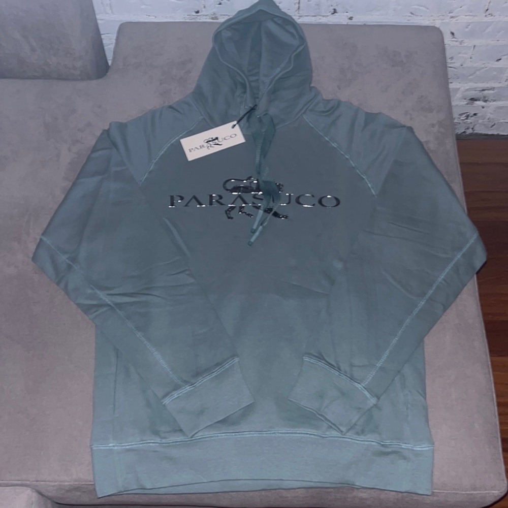 Parasuco Light Blue Hoodie NWT